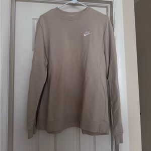 Nike Beige Crewneck Sweater